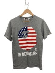 画像：Tシャツ/S/コットン/GRY/無地/001CS0301001X