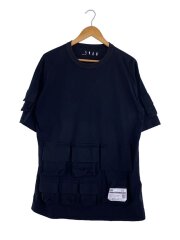 画像：NAPE_/Tシャツ/3/コットン/BLK/無地/1212-HS