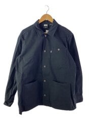 画像：ジャケット/XL/コットン/BLK/無地/FTC022SPSH03