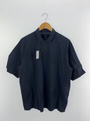 画像：半袖シャツ/--/ナイロン/NVY/無地/tt-POLO-PH