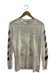 画像：長袖Tシャツ/M/コットン/WHT/無地/OMAB001R19185012