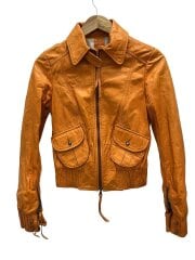 画像：レザージャケット・ブルゾン/42/羊革/ORN/351-01-48024