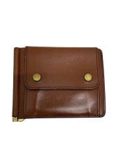 画像：2つ折り財布/レザー/CML/無地/メンズ