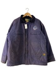 画像：90s/トラディショナルジャケット/襟コーデュロイ/状態考慮/ジャケット/XL/コットン/NVY/無