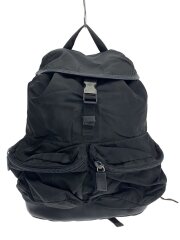 画像：リュック/ナイロン/BLK/無地