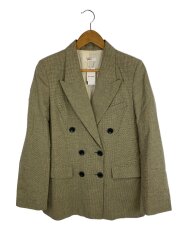 画像：ジャケット/38/コットン/GRN/千鳥格子/20010410001610