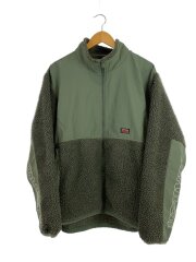 画像：フリースジャケット/XL/ポリエステル/KHK/無地