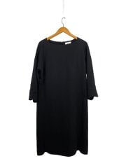 画像：長袖ワンピース/36/ポリエステル/BLK/無地/B1081AFA042