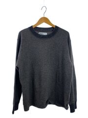 画像：ニット・セーター(厚手)/L/ウール/BRW/無地/596-4260550