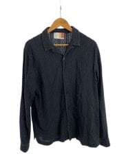 画像：長袖シャツ/--/コットン/BLK/22-050-060-0011-2-0//