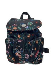 画像：リュック/ナイロン/BLK/花柄/KPKI77603NF1