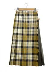 画像：ロングスカート/--/ウール/マルチカラー/チェック/1624-343-3622