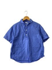 画像：半袖ブラウス/--/コットン/BLU/17S-WS-002/JD-3565 RAS-BY