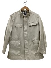 画像：ジャケット/M/コットン/BEG/無地/bbr07-610-43