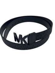 画像：ベルト/レザー/BLK/ストライプ/メンズ