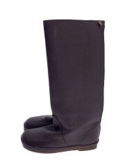 画像：ロングブーツ/37/BRW/レザー