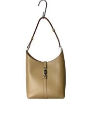 画像：ジャッキーライン/ショルダーバッグ/レザー/BEG/001・3875