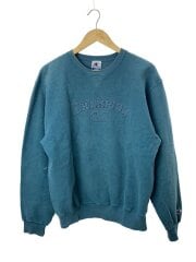 画像：メキシコ製/90s/青タグ/フリーススウェット/L/コットン/BLU