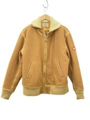 画像：フライトジャケット/M/ウール/CML/無地