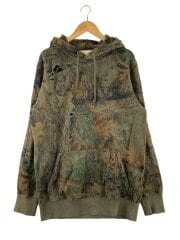 画像：DAMAGE CAMO HOODIE/パーカー/XL/コットン/KHK/カモフラ//
