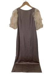 画像：半袖ワンピース/0/ポリエステル/BEG/無地/FWFO241501