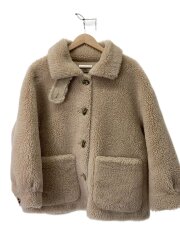 画像：ジャケット/FREE/アクリル/BEG/無地/CL227651ER-00