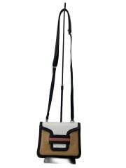 画像：ショルダーバッグ/レザー/BEG/無地