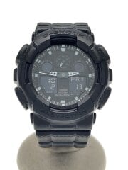 画像：クォーツ腕時計・G-SHOCK/デジアナ/ラバー/BLK/BLK/SS//
