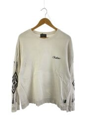 画像：スウェット/L/コットン/WHT/無地/3475-3208