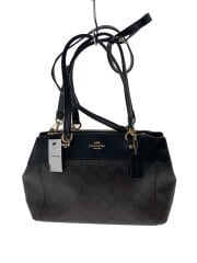 画像：ショルダーバッグ/レザー/BRW/総柄/F25396