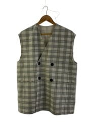 画像：ジレベスト/36/ポリエステル/BEG/11-07-34-07234