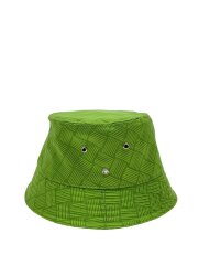 画像：バケットハット/M/ポリエステル/GRN/総柄/レディース