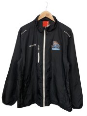 画像：Kansas city Mavericks/ジップアップナイロンジャケット/XL/ナイロン/BLK