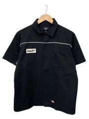 画像：DICKIES GARAGE SHIRT/半袖ワークシャツ/M/ポリエステル/BLK