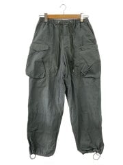 画像：C/N OUTSIDE PANTS/カーゴパンツ/L/コットン/GRN/無地/NULL-063JS//