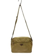 画像：汚れ、ほつれ有/ショルダーバッグ/ナイロン/BEG