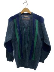 画像：glenhusky of scotland/ニット・セーター(厚手)/M/ウール/BLU