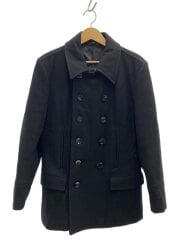 画像：コート/L/ウール/BLK/無地