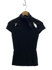 画像：半袖カットソー/XS/レーヨン/BLK