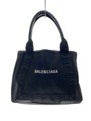 画像：トートバッグ/キャンバス/BLK/無地