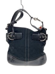 画像：ソフトダッフル_シグネチャー_ブラック/ナイロン/BLK/総柄