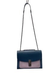 画像：ショルダーバッグ/レザー/GRN/無地/C2807