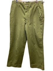 画像：スラックスパンツ/M/ウール/KHK/無地