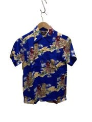 画像：アロハシャツ/--/レーヨン/BLU