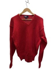 画像：ニット・セーター(厚手)/L/コットン/RED