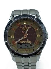 画像：ソーラー腕時計/アナログ/ステンレス/GLD/SLV/JH-071M