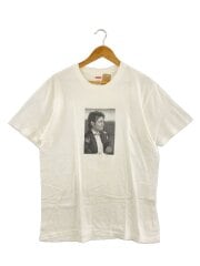 画像：マイケルジャクソン/Tシャツ/L/コットン/WHT/汚れ有//