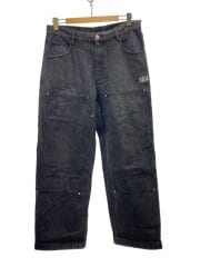 画像：ストレートパンツ/L/コットン/BLK/WDS-O-ATTD-25-Q1-PT-01