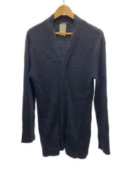 画像：カーディガン(薄手)/44/コットン/BLK/2203-003