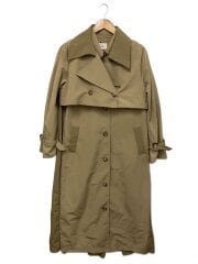 画像：トレンチコート/FREE/ポリエステル/KHK/無地/012310000701-01